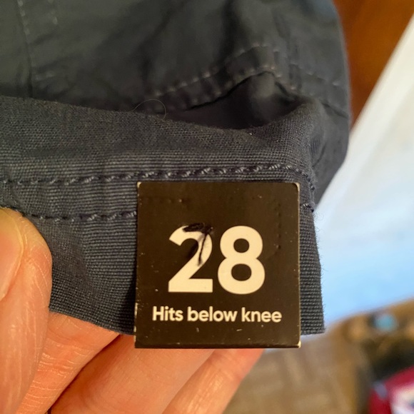 Young man’s blue cargo shorts by Urban Pipeline. - Picture 10 of 12